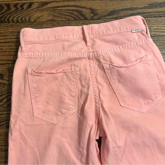 Mother Denim The Mid Rise Maven Ankle in Candlelight Peach, Size 25 - Picture 7 of 8